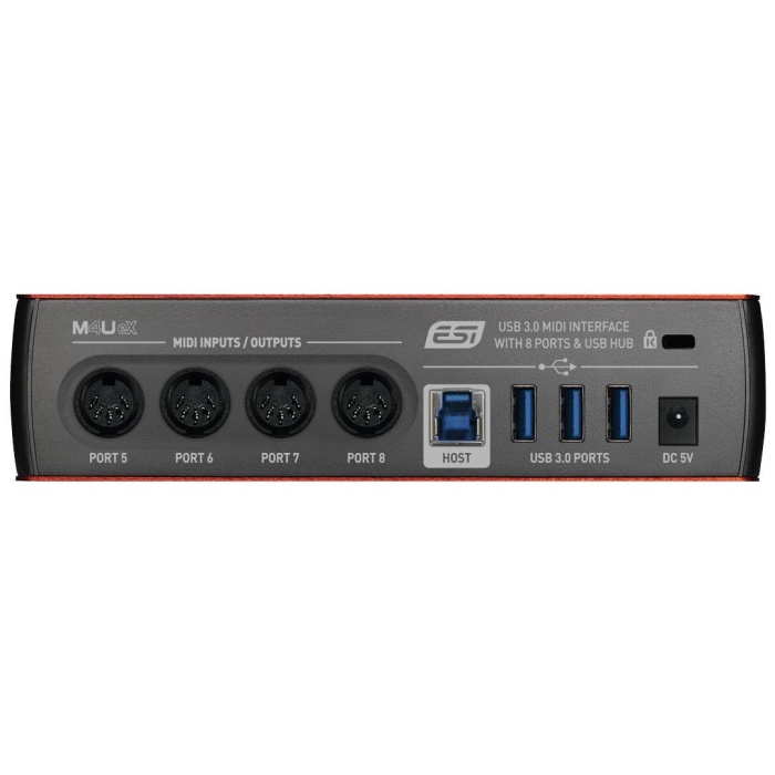 ESI Audio 25 0058 M4U eX 8-Port USB 3.0 MIDI Arayüzü | Çok Yönlü Bağlantı Düşük Gecikme